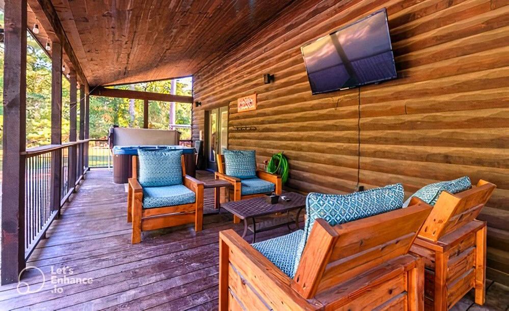 4Br/3Bth Family Cabin With A Hot Tub, Sleeps 14 Broken Bow Exterior foto